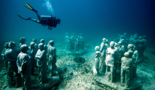 Cancun - muzeul subacvatic