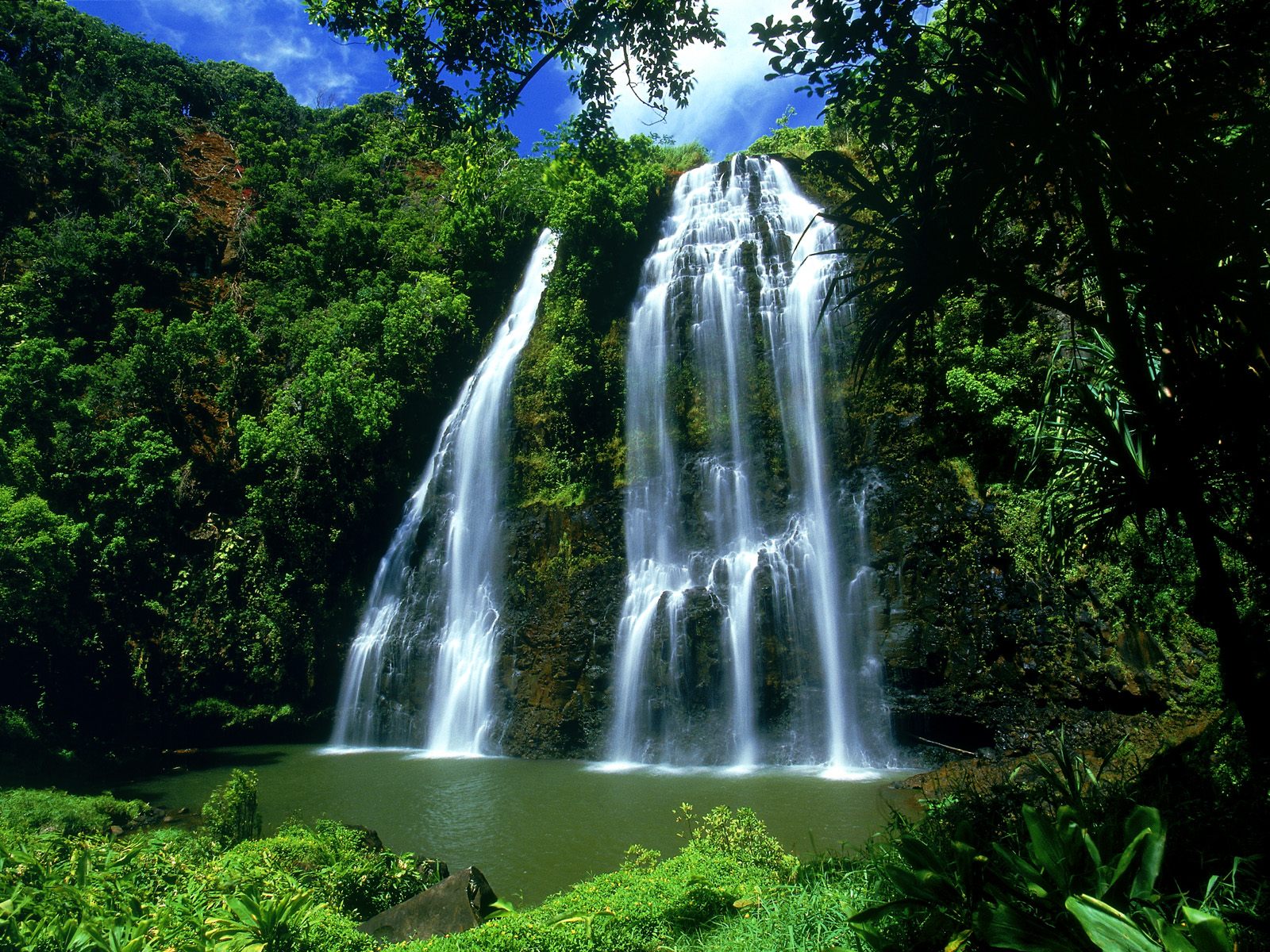 Opaekaa Falls Kauai Hawaii 