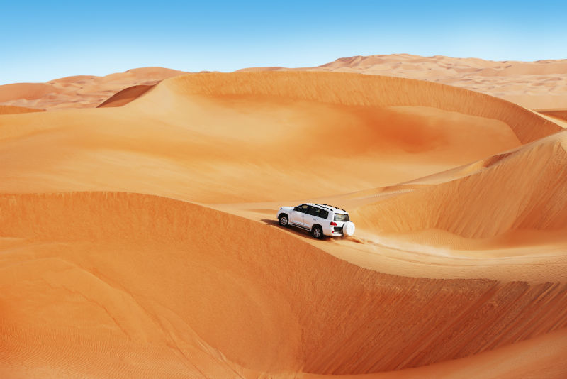 Safari in desert
