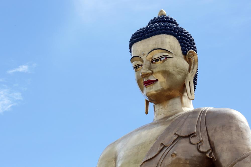 Statuia lui Buddha in Thimphu